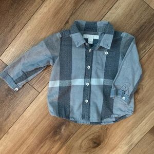 Never worn Burberry top for baby.